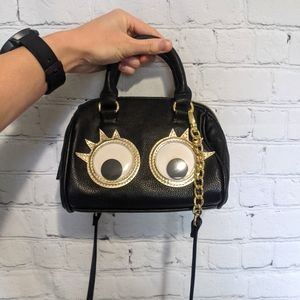 Betsy Johnson XOX Google Eyes Convertible Handbag